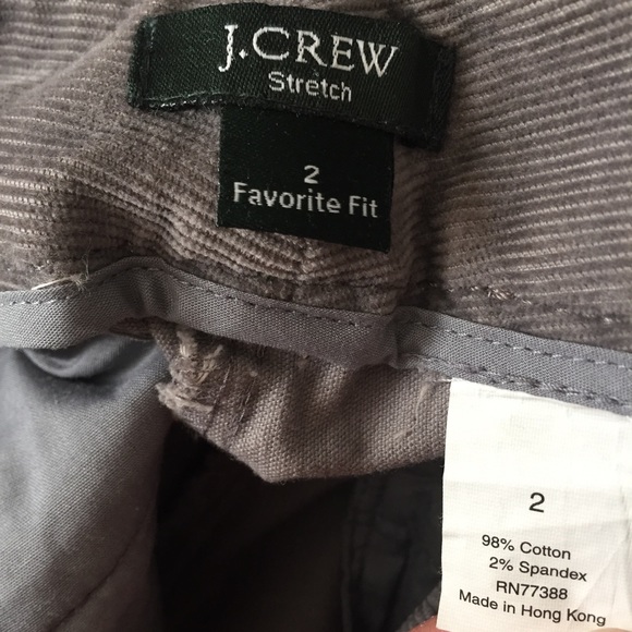 J Crew Favorite Fit Corduroy Pants - Picture 6 of 6
